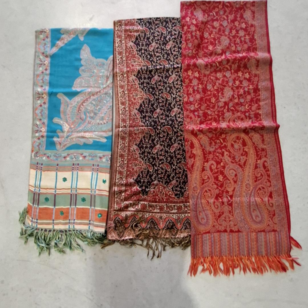 Set of Three Decorative Scarves