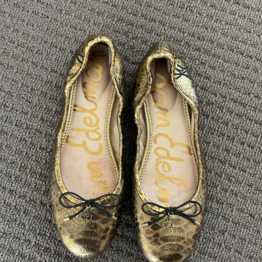 Sam Edelman Gold Flats