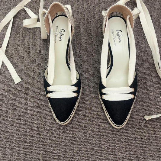 Manolo Blahnik Espadrille Heels