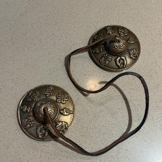 Antique Tibetan Tingsha Cymbals