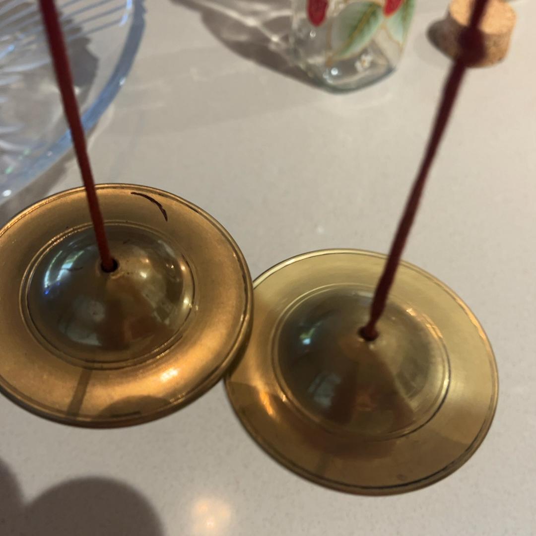 Vintage Brass Finger Cymbals