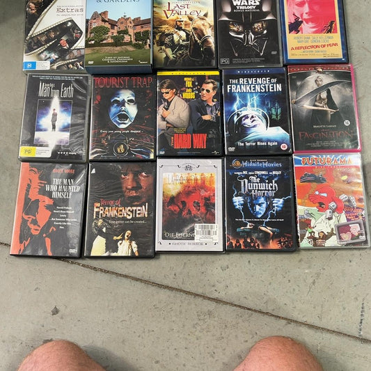 Mixed DVD Collection - Horror, Sci-Fi, and Classics